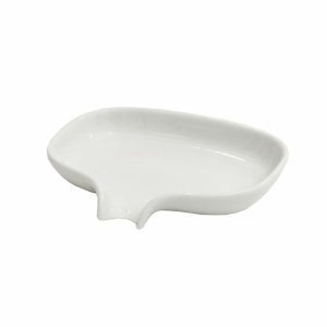 Soap Dish With Drainage Spout Porcelain | Home Accessories Soap Dispensers & Dishes Bathroom Accessories Home Accessories