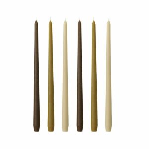 Spire Candles 38 Cm 6-Pack | Home Accessories Candles Candle Holders Candles