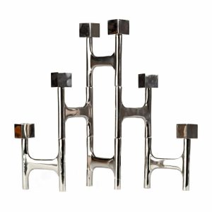 Square Folding Candlestick 55X40 Cm | Home Accessories Candle Holders Candle Holders Candle Holders