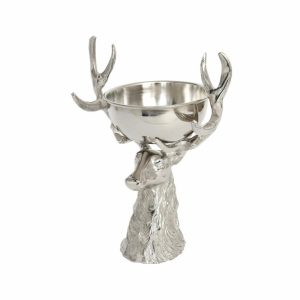 Stag Holder With Bowl Deer | Tableware Salad Bowls Bowls & Serving Dishes Salad Bowls