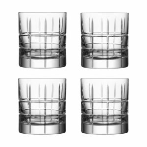 Street Old Fashioned Glass 27 Cl 4-Pack | Tableware Whiskey & Cognac Glasses Glasses clear