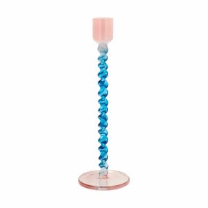 Styles Candlestick 20,3 Cm | Home Accessories Candle Holders Candle Holders Blue-pink