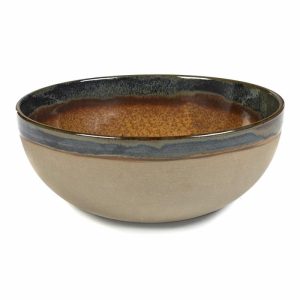 Surface Salad Bowl 23.5 Cm | Tableware Serving Bowls Bowls & Serving Dishes rusty brown