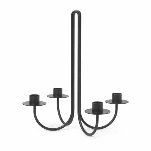 Sway Candelabra | Home Accessories Candle Holders Candle Holders black