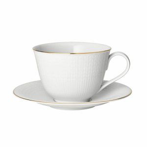 Swedish Grace Gala Teacup With Saucer | Tableware Teacups Cups & Mugs Tableware