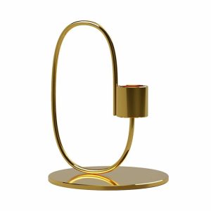 Swoop Candle Sticks | Home Accessories Candle Holders Candle Holders brass