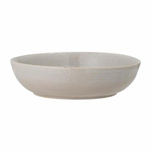 Taupe Serving Bowl Ø26.5 Cm | Tableware Salad Bowls Bowls & Serving Dishes grey