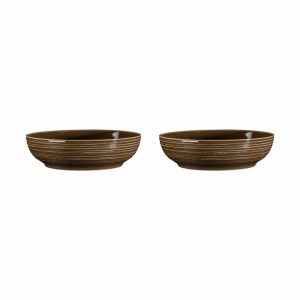 Terra Bowl Ø25.5 Cm 2-Pack | Tableware Salad Bowls Bowls & Serving Dishes Earth Brown