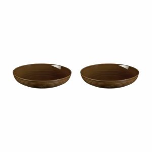 Terra Bowl Ø28 Cm 2-Pack | Tableware Salad Bowls Bowls & Serving Dishes Earth Brown