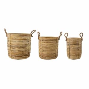 Tesser Basket 3-Pack | Home Accessories Storage Baskets Home Accessories Brown