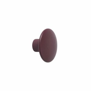 The Dots Coat Hook Burgundy | Home Accessories Storage For The Kids Room Home Accessories Home Accessories