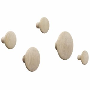 The Dots Coat Hooks, 5-Pack | Home Accessories Storage For The Kids Room Home Accessories Home Accessories