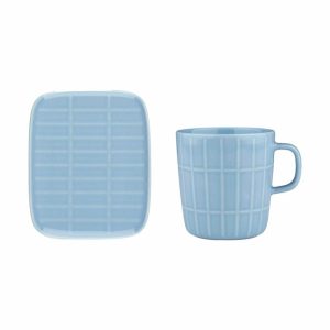 Tiiliskivi Mug 40 Cl + Plate 12X15 Cm | Tableware Table Settings & Starter Sets Plates Light blue