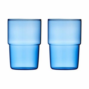 Torino Drinking Glass 40 Cl 2-Pack | Tableware Drinking Glasses & Tumblers Drinking Glasses & Tumblers blue