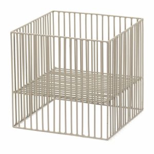 Turn Basket Square 22X22 Cm | Home Accessories Storage Baskets Home Accessories grey