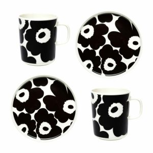 Unikko Breakfast Set | Tableware Table Settings & Starter Sets Plates Table Settings & Starter Sets