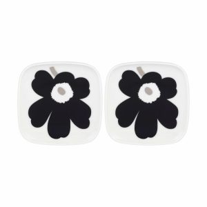 Unikko Plate 10X10 Cm 2 Pack | Tableware Serving Platters & Dishes Bowls & Serving Dishes Serving Platters & Dishes