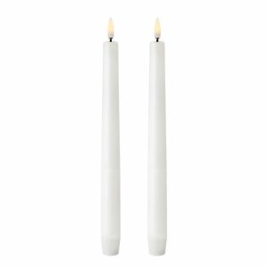 Uyuni Led Taper Candles White 2-Pack | Home Accessories Led-Candles Candle Holders Home Accessories