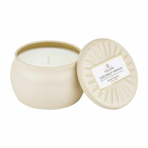 Vermeil Mini Tin Scented 25 Hours | Home Accessories Scented Candles & Diffusers Candle Holders Coconut Papaya