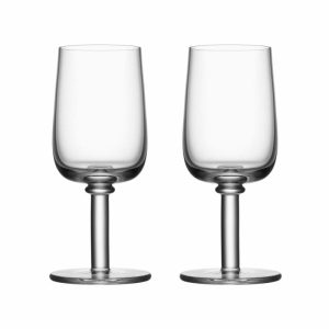 Viva Glass On Foot 25 Cl 2-Pack | Tableware Wine Glasses Glasses clear