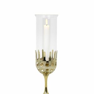 Wiinblad Storm Lantern 38 Cm | Home Accessories Tea Light Holders, Lanterns & Candle Dishes Candle Holders brass