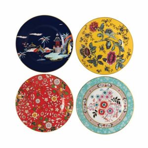 Wonderlust Plate 4-Pack | Tableware Small Plates & Side Plates Plates Small Plates & Side Plates