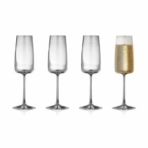 Zero Champagne Glass 30 Cl 4-Pack | Tableware Champagne Glasses Champagne Glasses Champagne Glasses