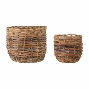 Lalou Storage Box 2 Pieces | Home Accessories Storage Baskets Home Accessories Brown