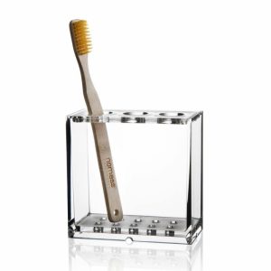 Nomess Clear Toothbrush Holder | Home Accessories Toothbrush Holders Bathroom Accessories clear