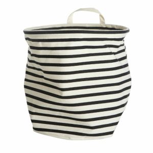 Stripes Storage Basket | Home Accessories Storage Baskets Home Accessories black-white