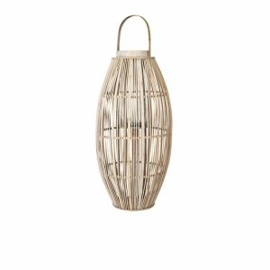 Aleta Lantern 77.5 Cm | Home Accessories Tea Light Holders, Lanterns & Candle Dishes Candle Holders Bamboo wood