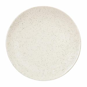 Nordic Vanilla Plate Ø26 Cm | Tableware Dinner Plates Dinner Plates Cream with grains